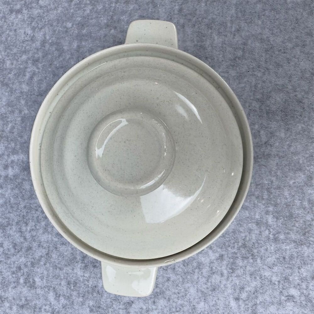 Vintage Sweet Flowers Stoneware Mini Casserole Dish with Lid Floral Pattern - Picture 2 of 7